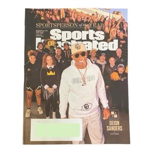 Sports Illustrated Magazine December 2023 Sportsperson of the Year Deion Sanders